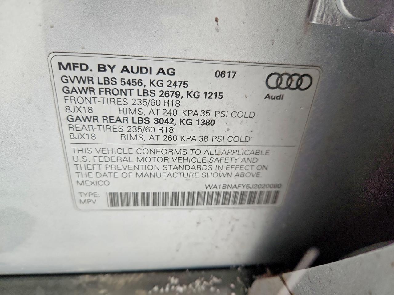 2018 AUDI Q5