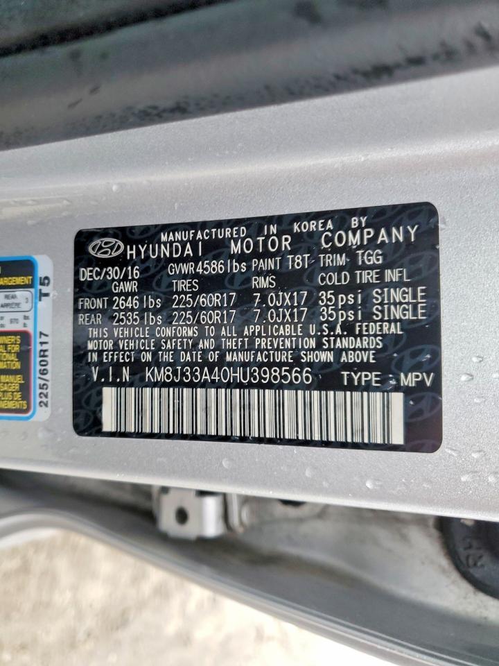 2017 HYUNDAI TUCSON