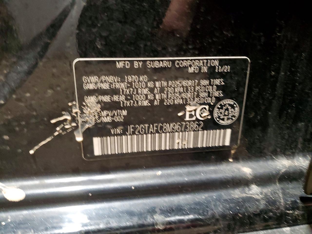 2021 SUBARU Crosstrek
