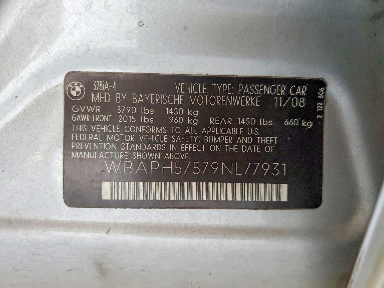 2009 BMW 3 SERIES