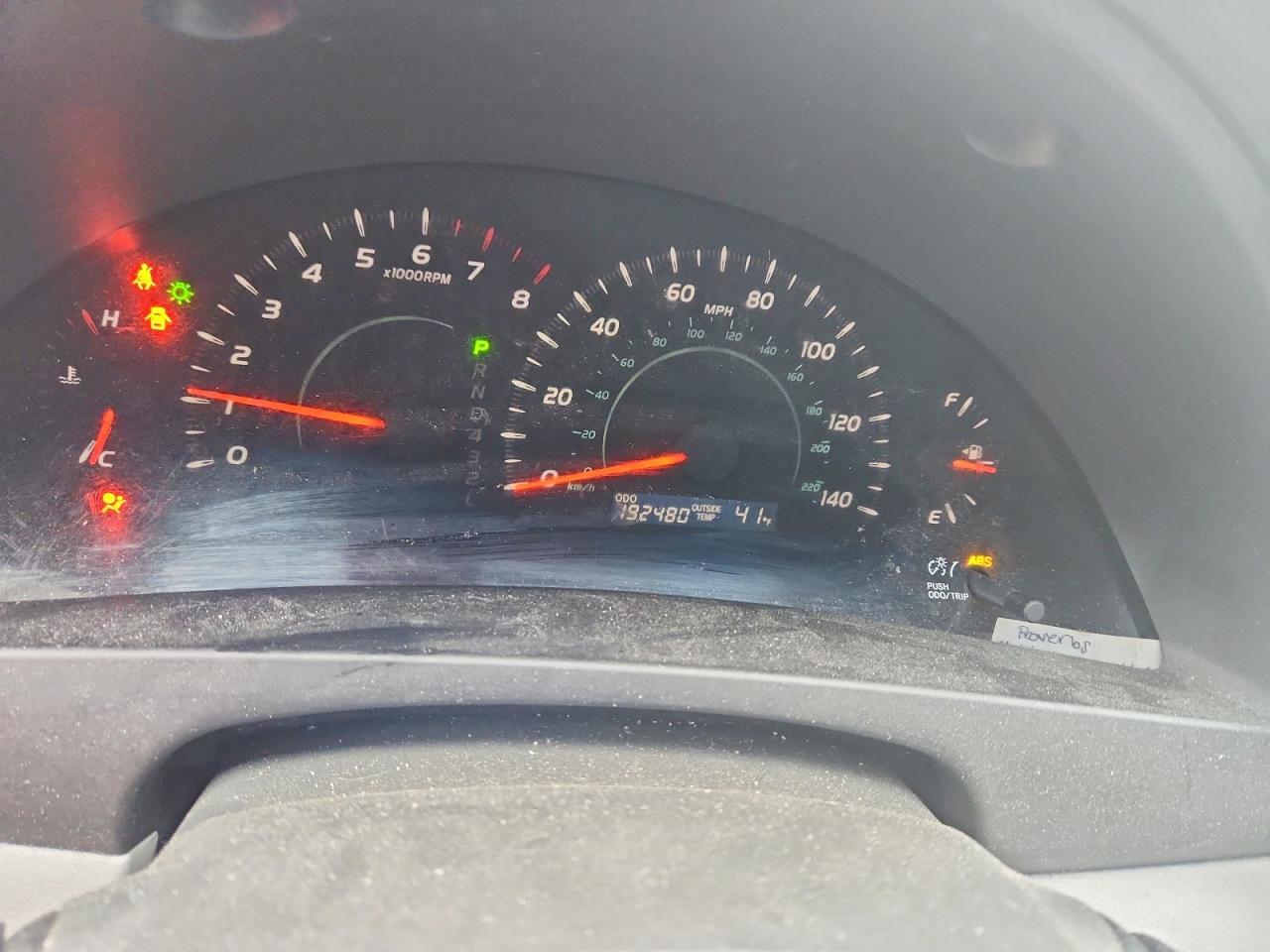 2009 TOYOTA CAMRY