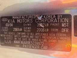 2014 KIA FORTE