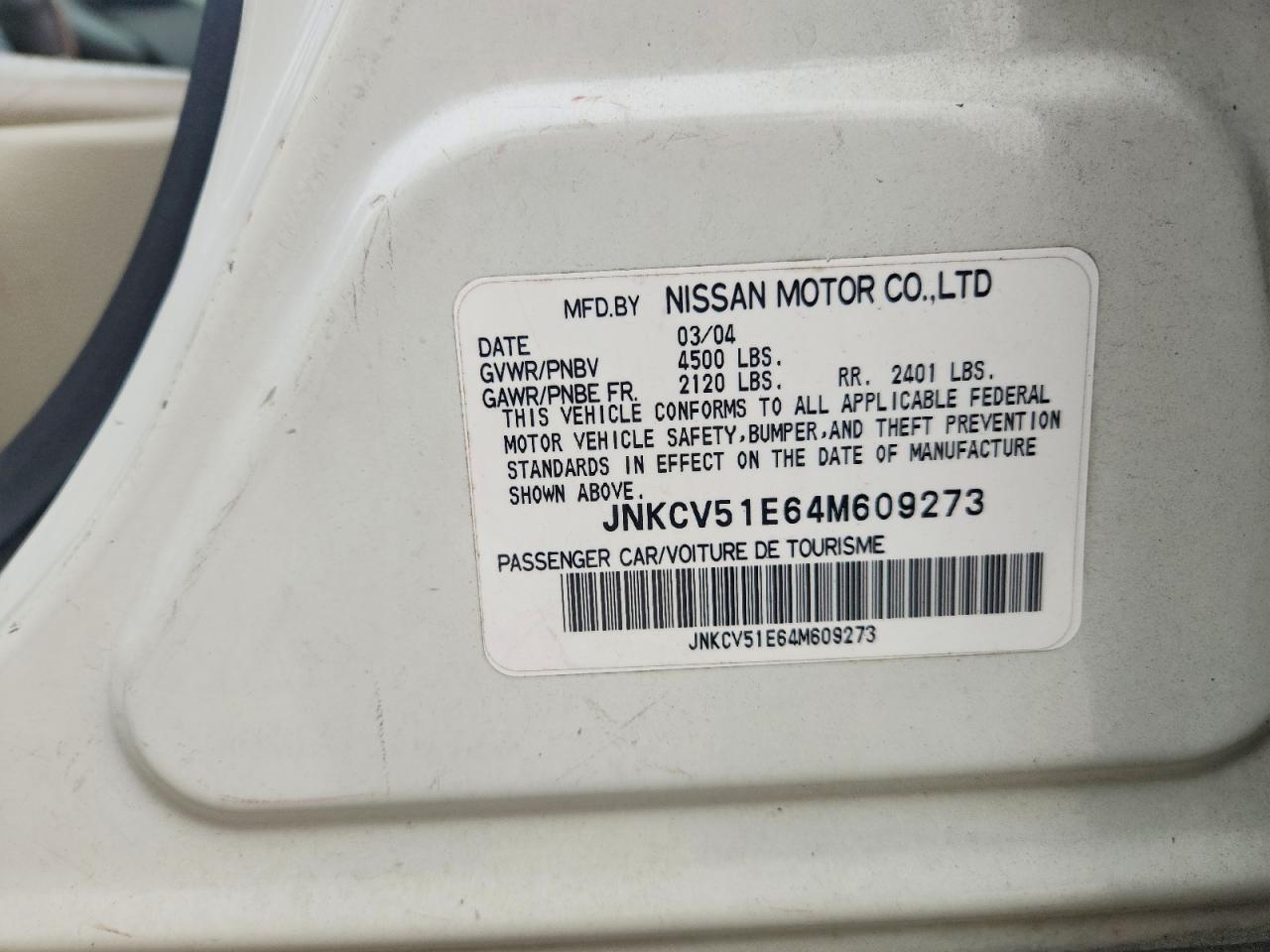 2004 INFINITI G35