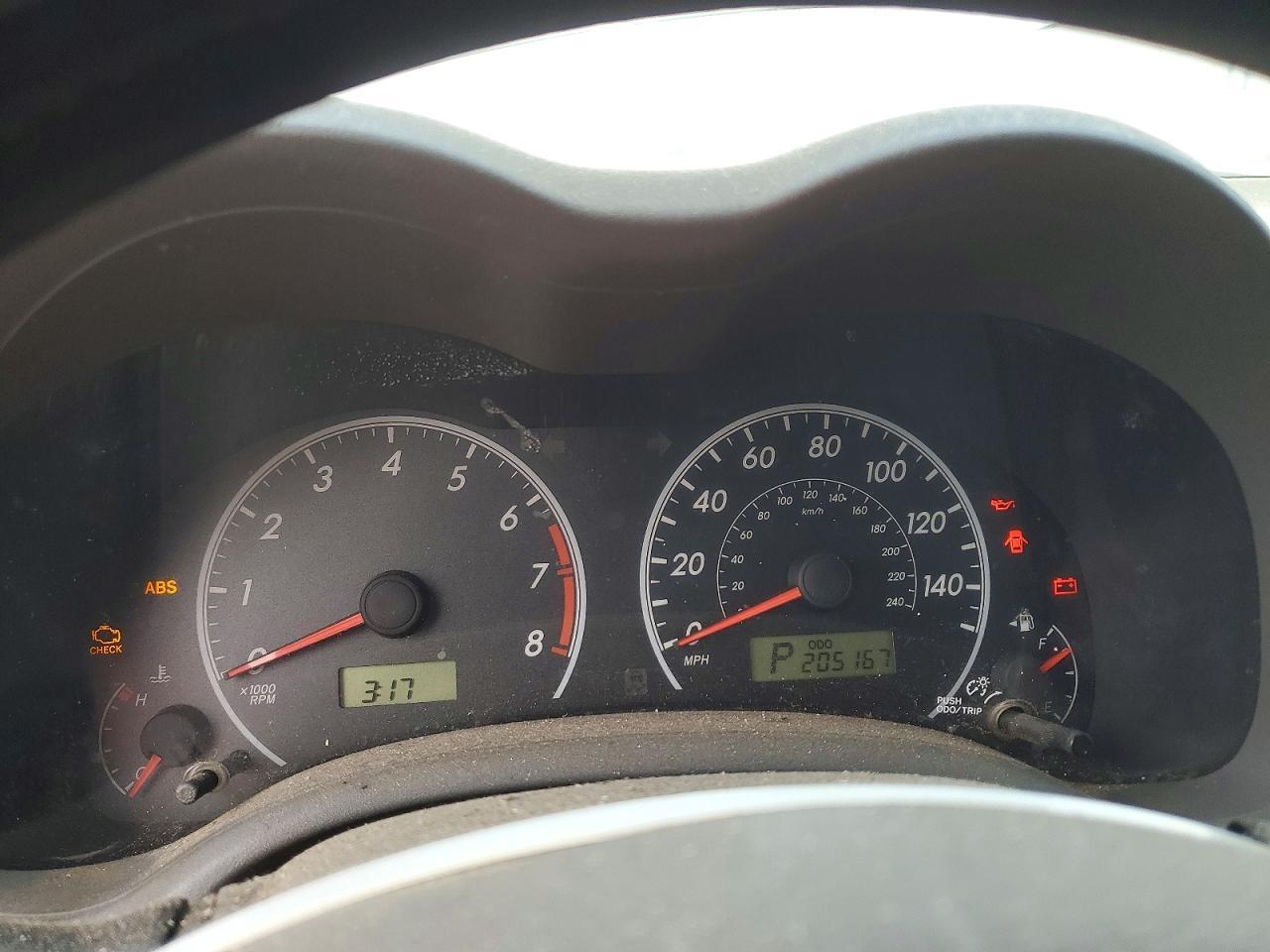 2009 TOYOTA COROLLA