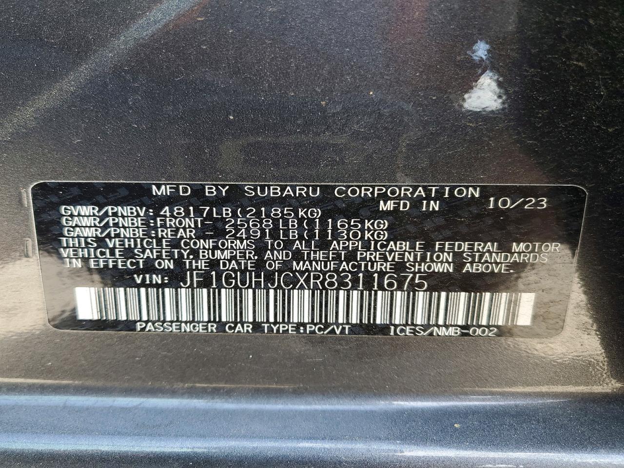 2024 SUBARU IMPREZA