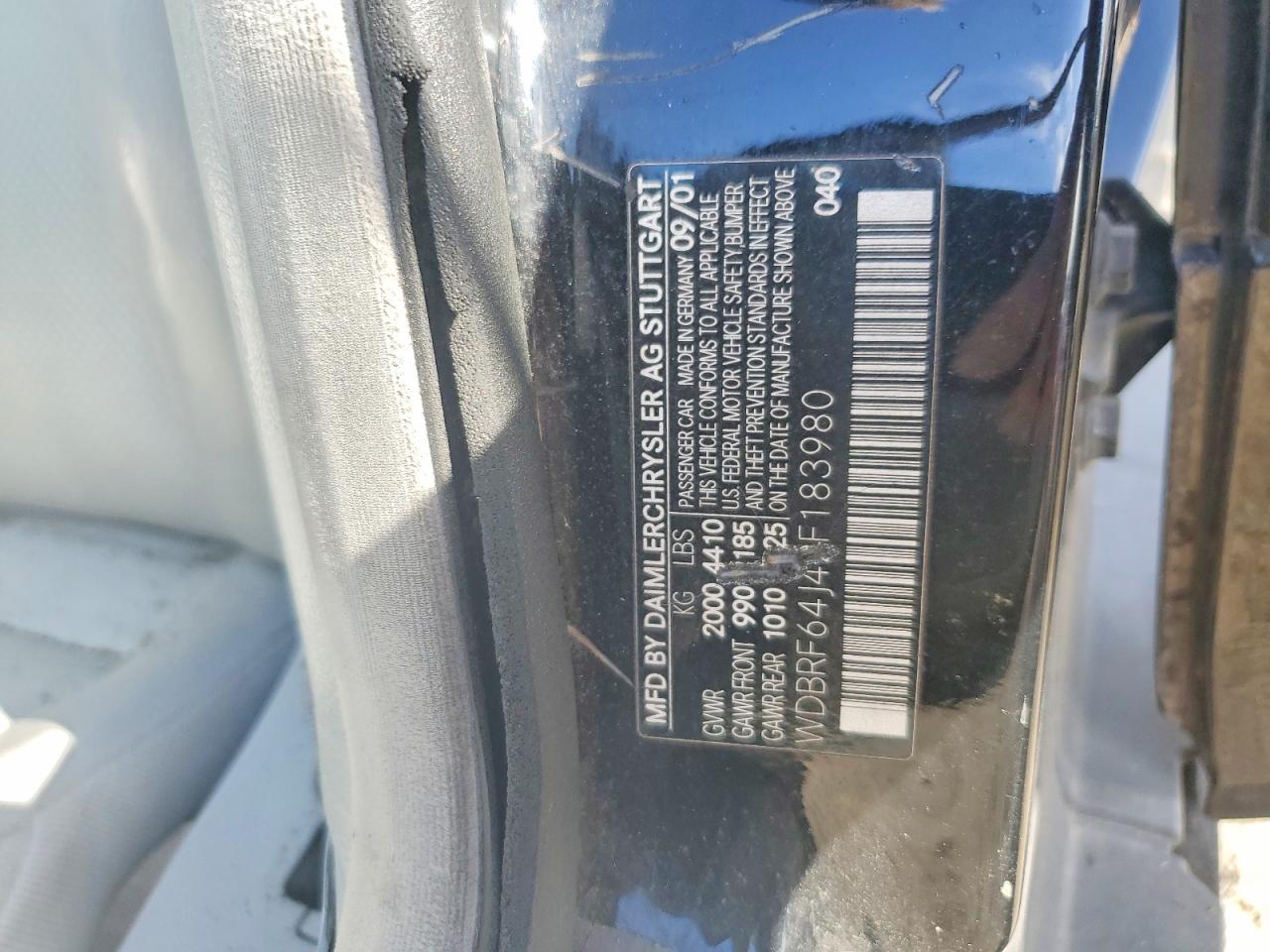 2002 MERCEDES-BENZ C-CLASS