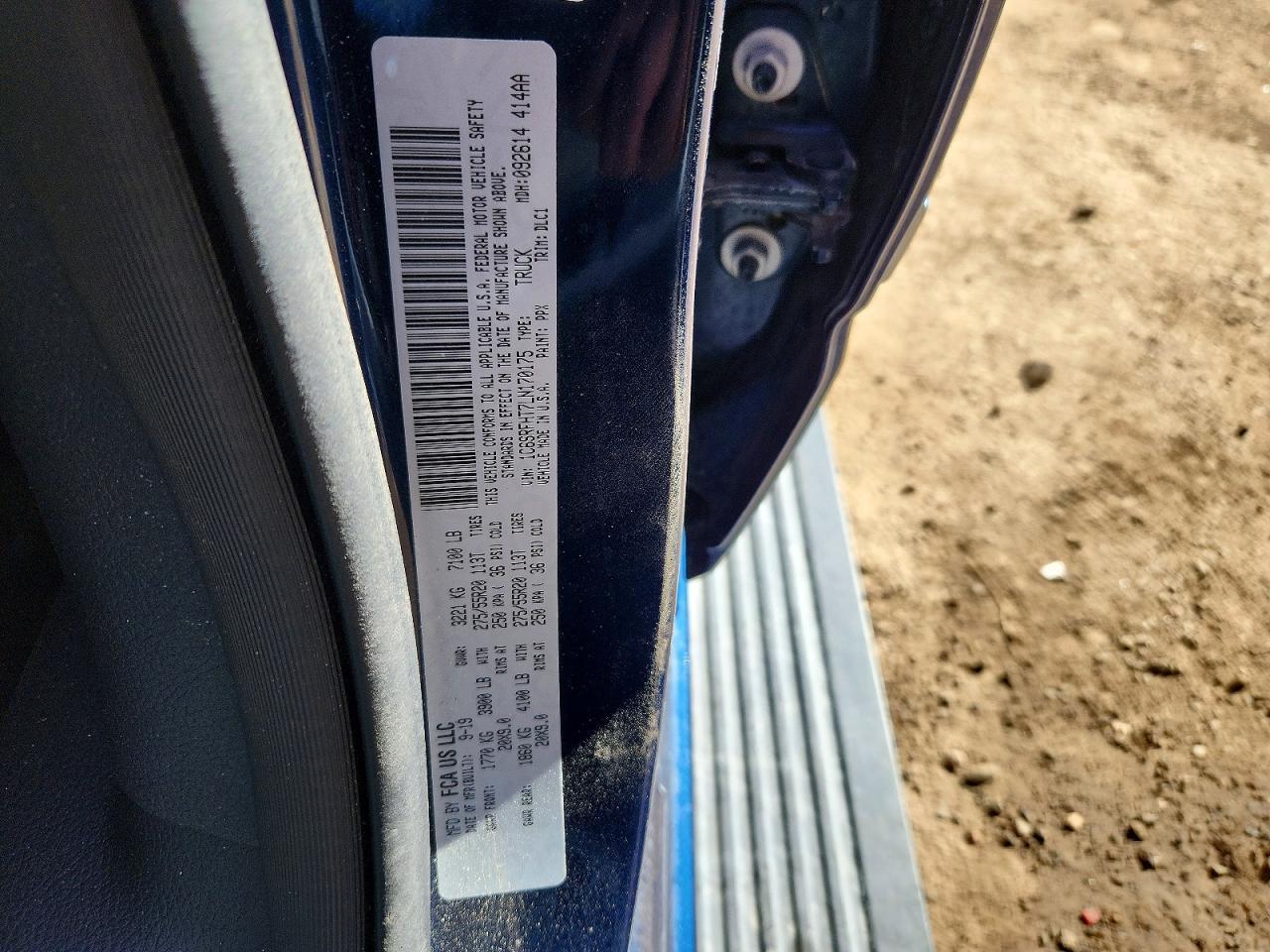 2020 RAM 1500