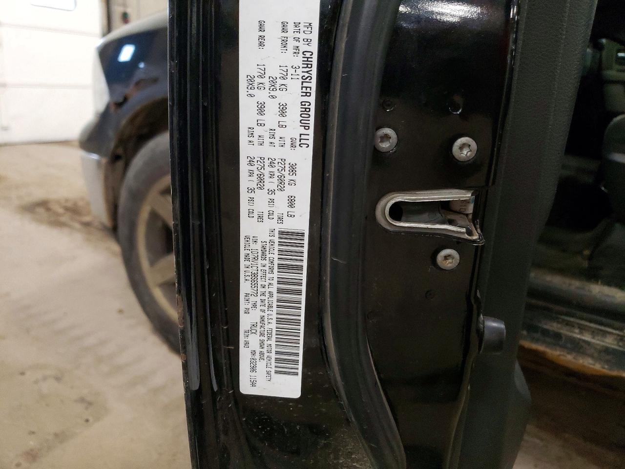 2011 DODGE RAM 1500