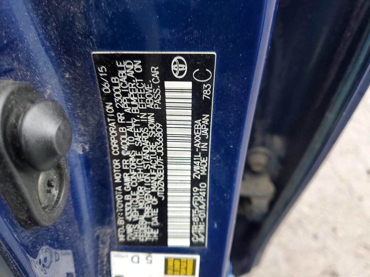 2015 TOYOTA PRIUS V