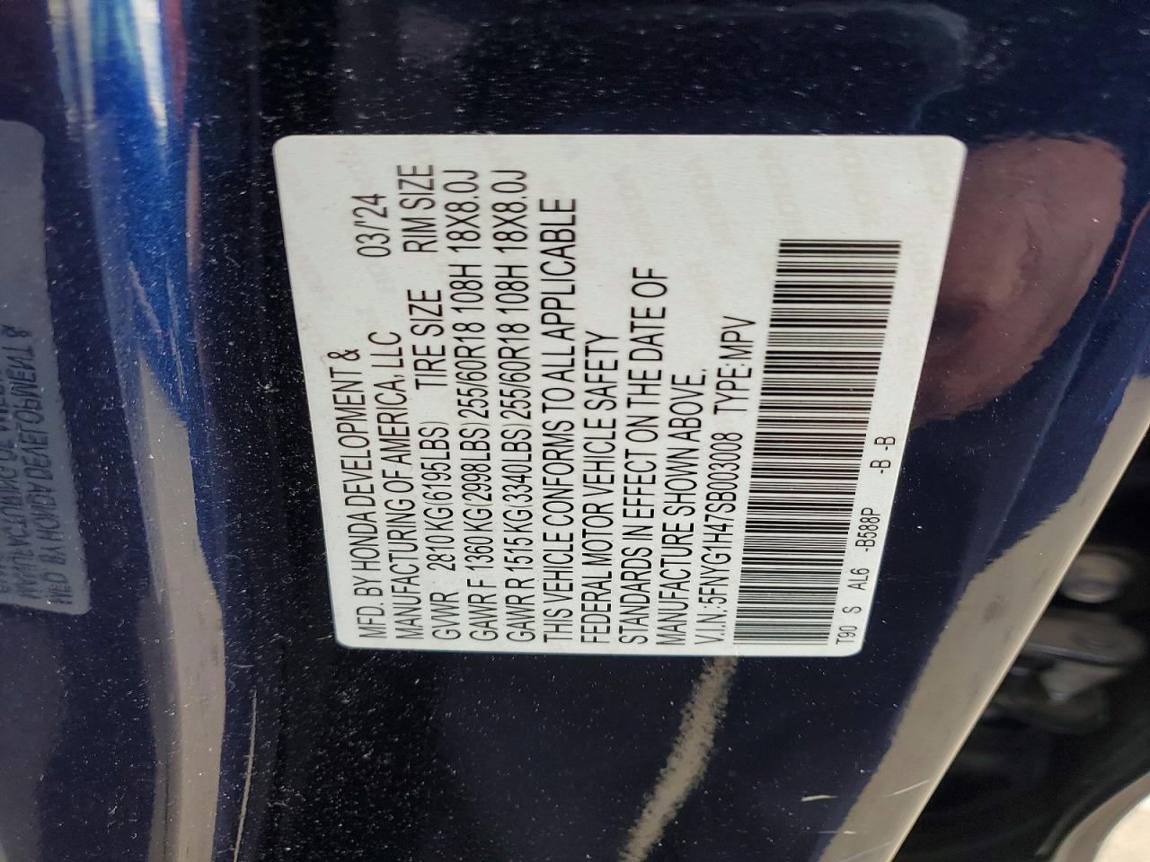 2025 HONDA PILOT