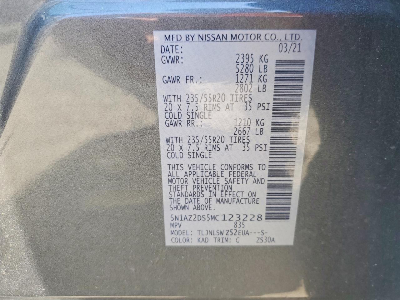 2021 NISSAN MURANO
