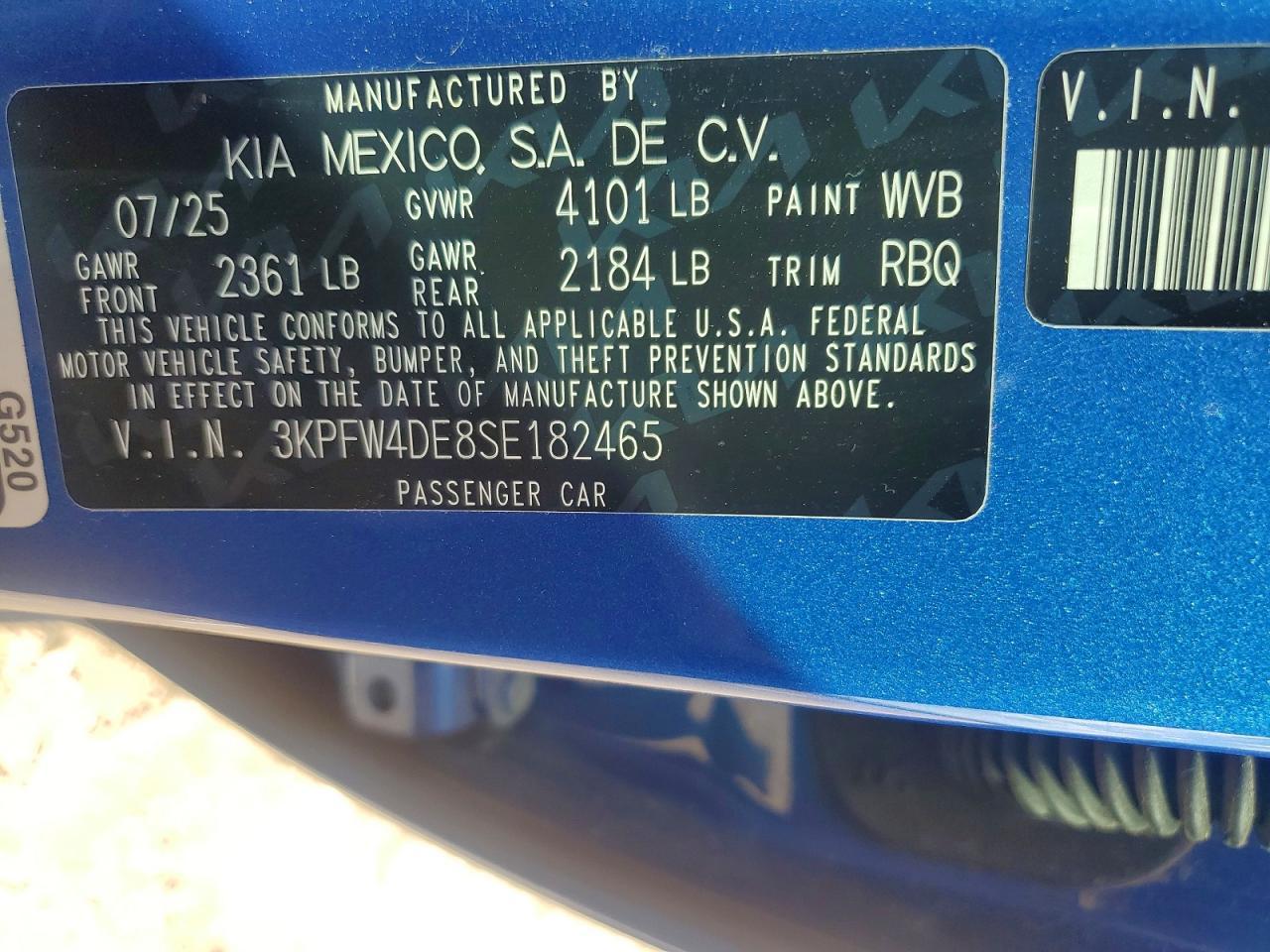 2025 KIA K4