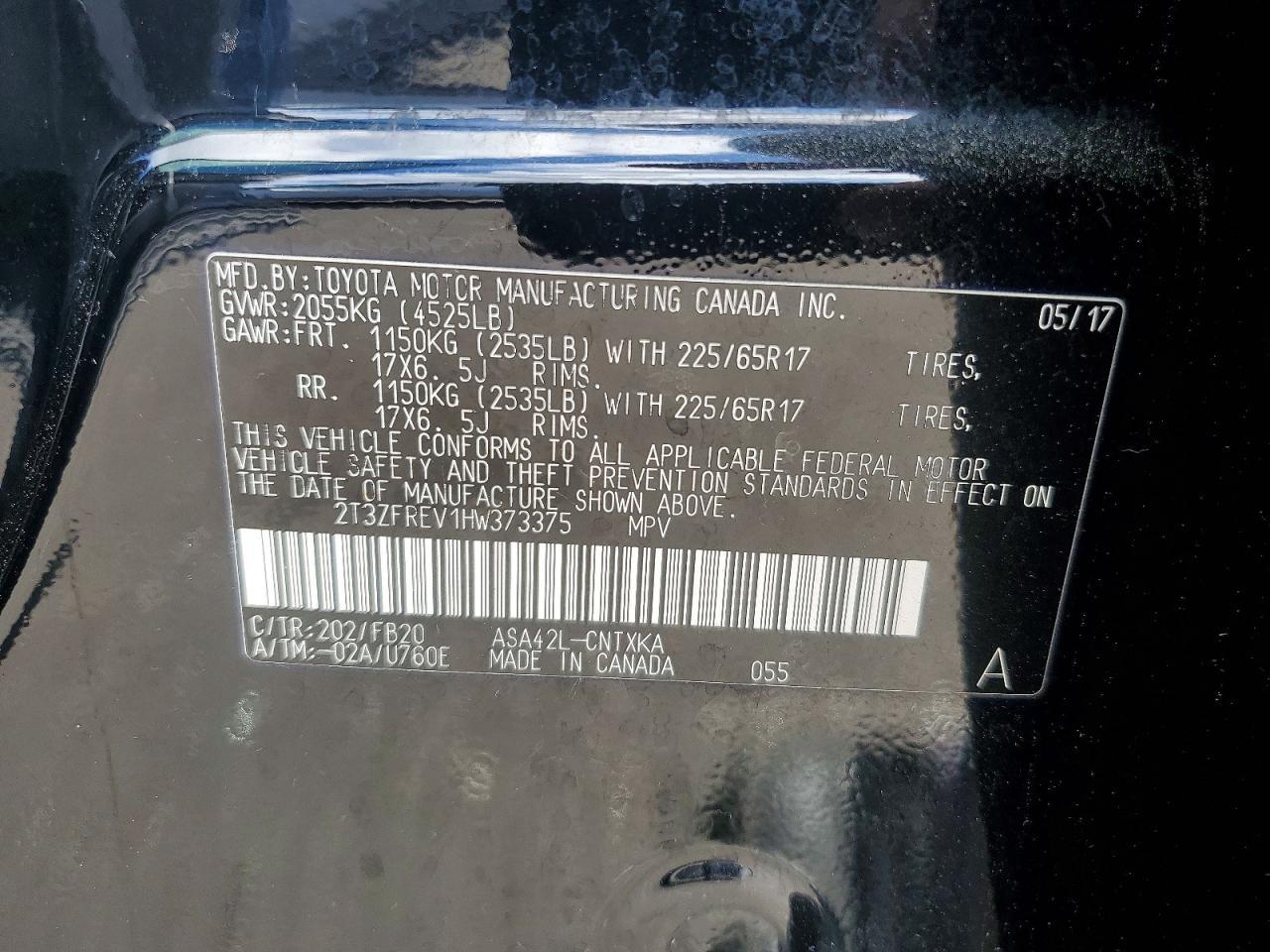 2017 TOYOTA RAV4