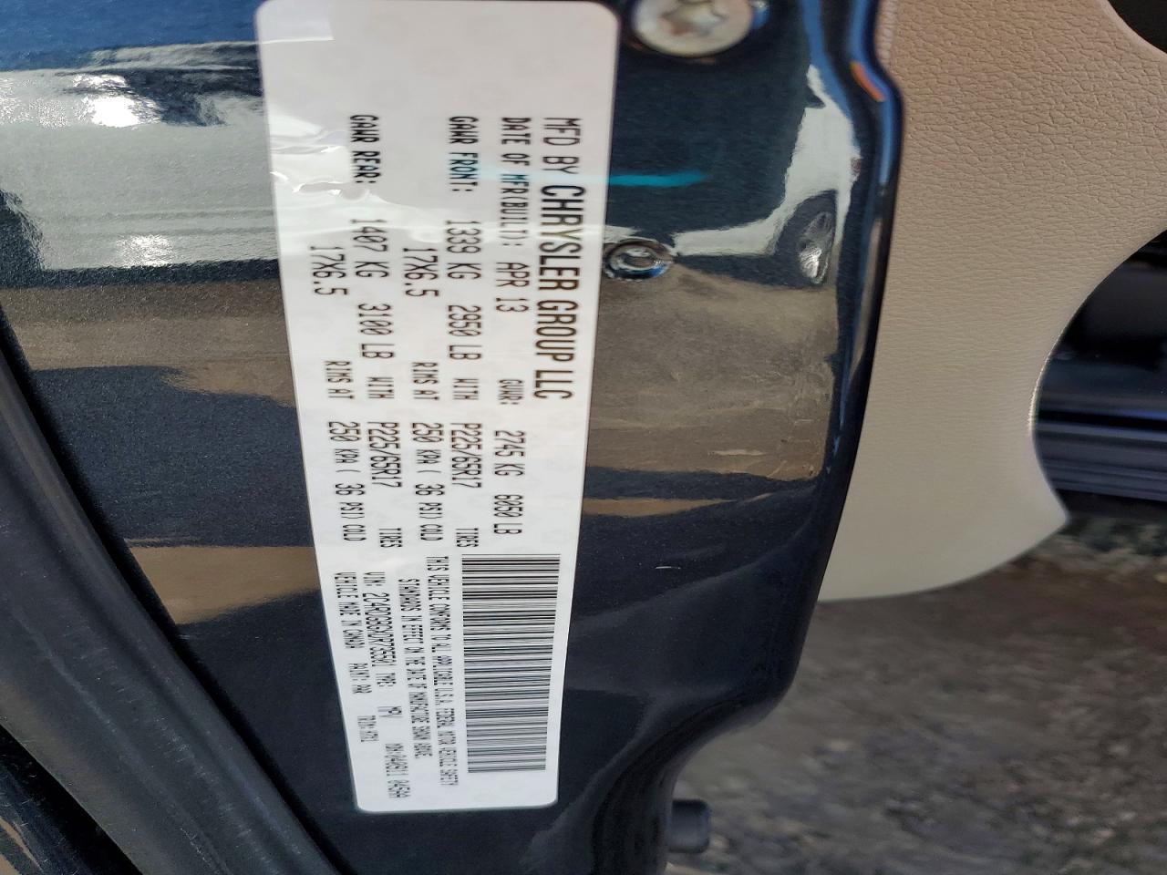 2013 DODGE GRAND CARAVAN