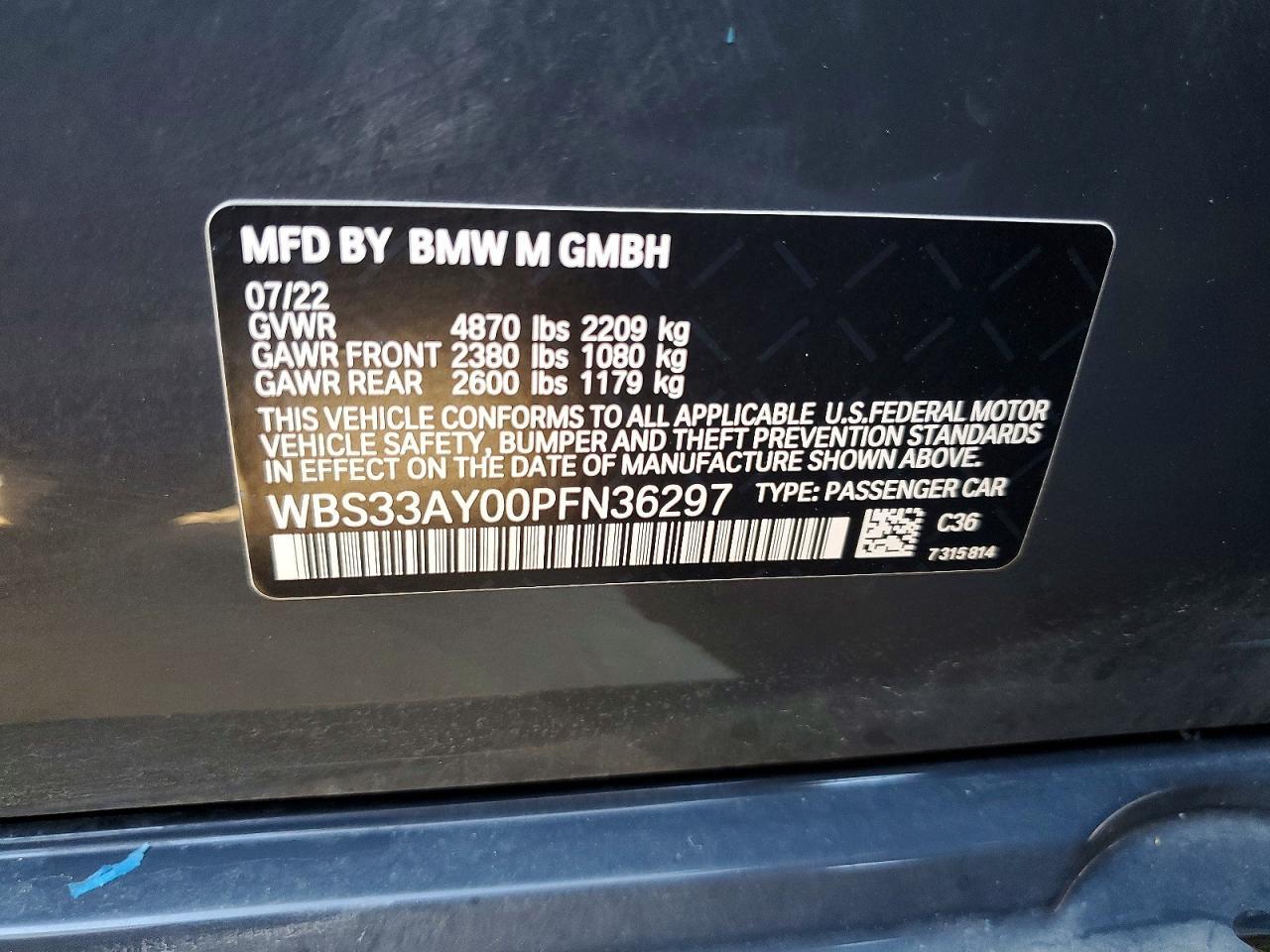 2023 BMW M3