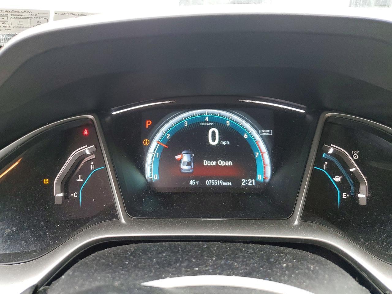 2016 HONDA CIVIC