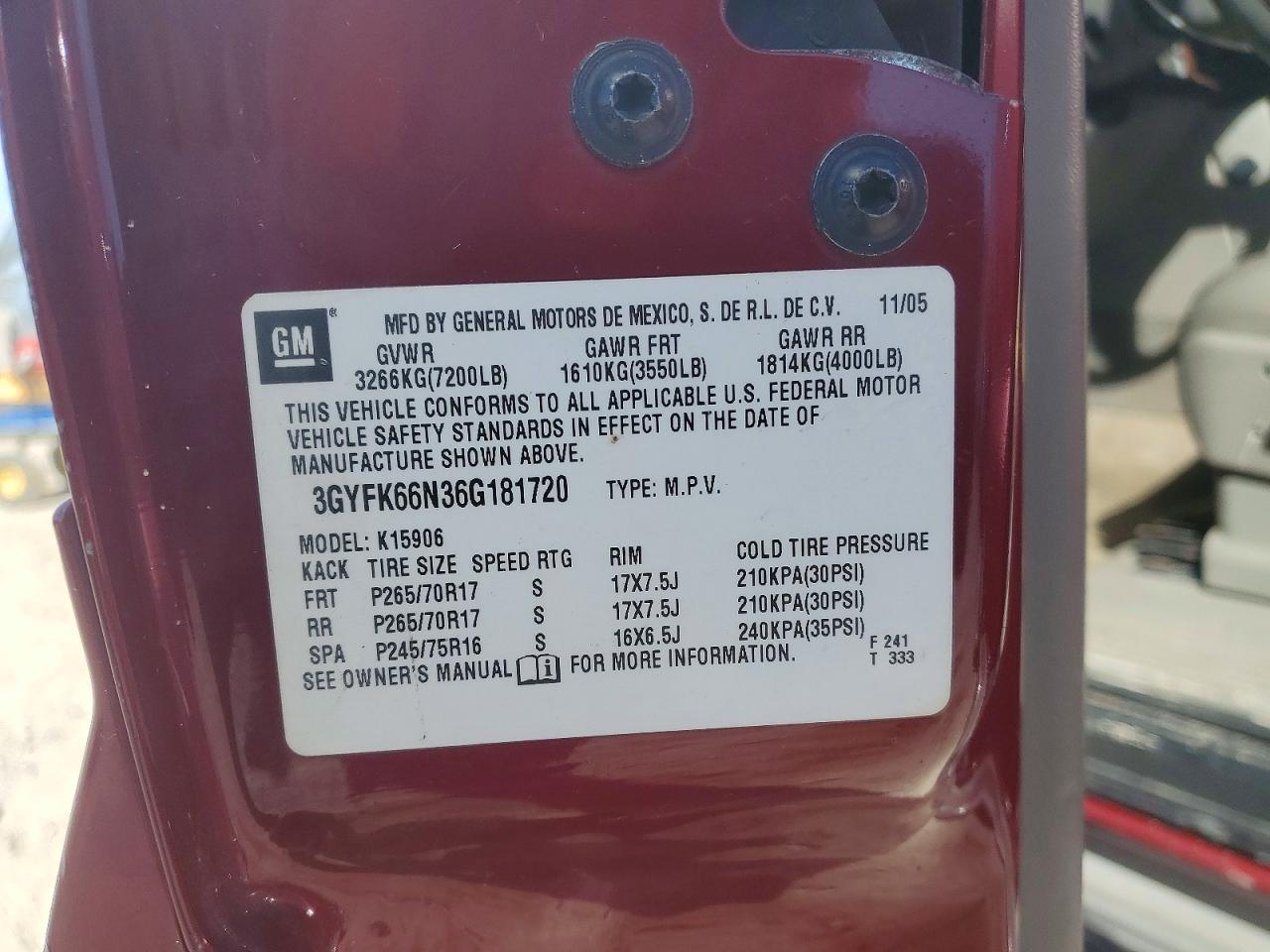 2006 CADILLAC Escalade ESV
