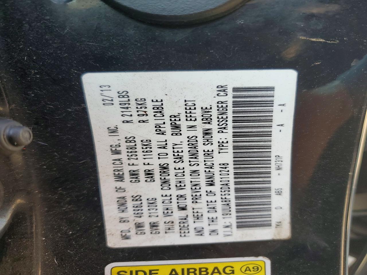 2013 ACURA TL