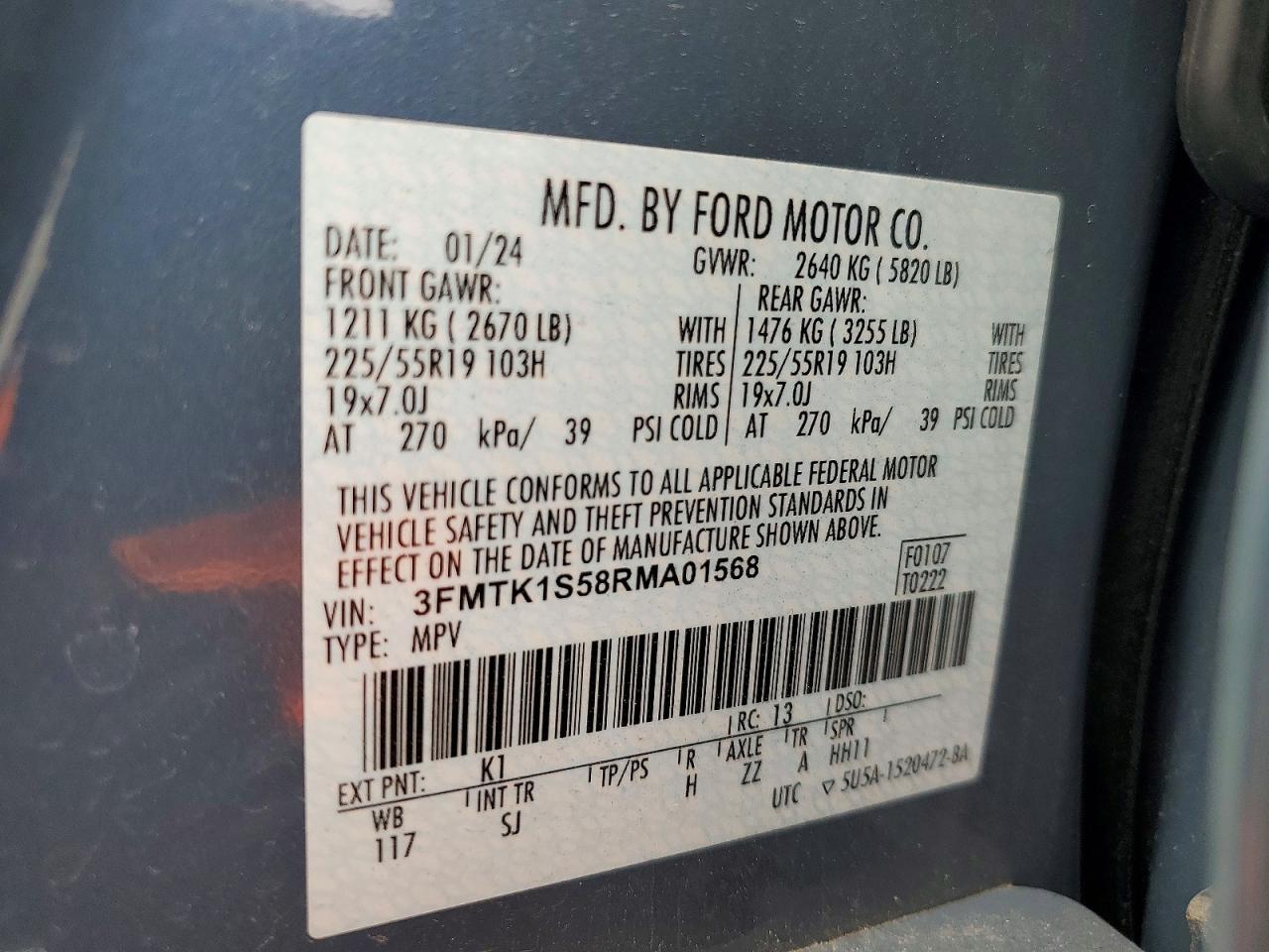 2024 FORD Mustang Mach-E