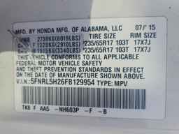 2015 HONDA ODYSSEY