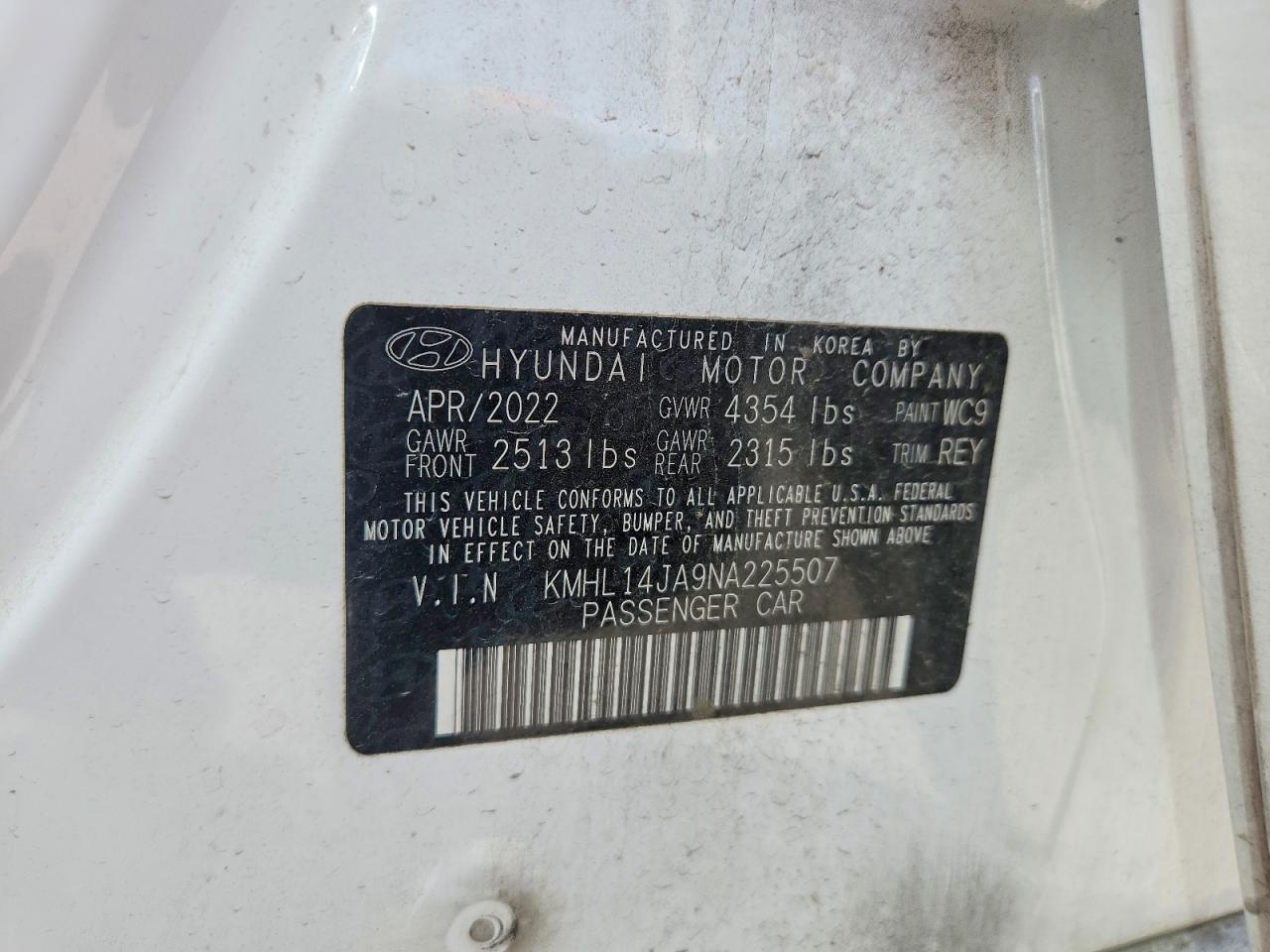 2022 HYUNDAI SONATA