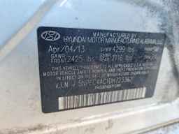 2013 HYUNDAI SONATA