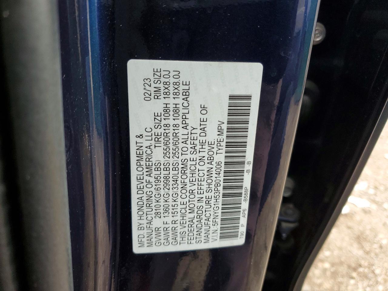 2023 HONDA PILOT
