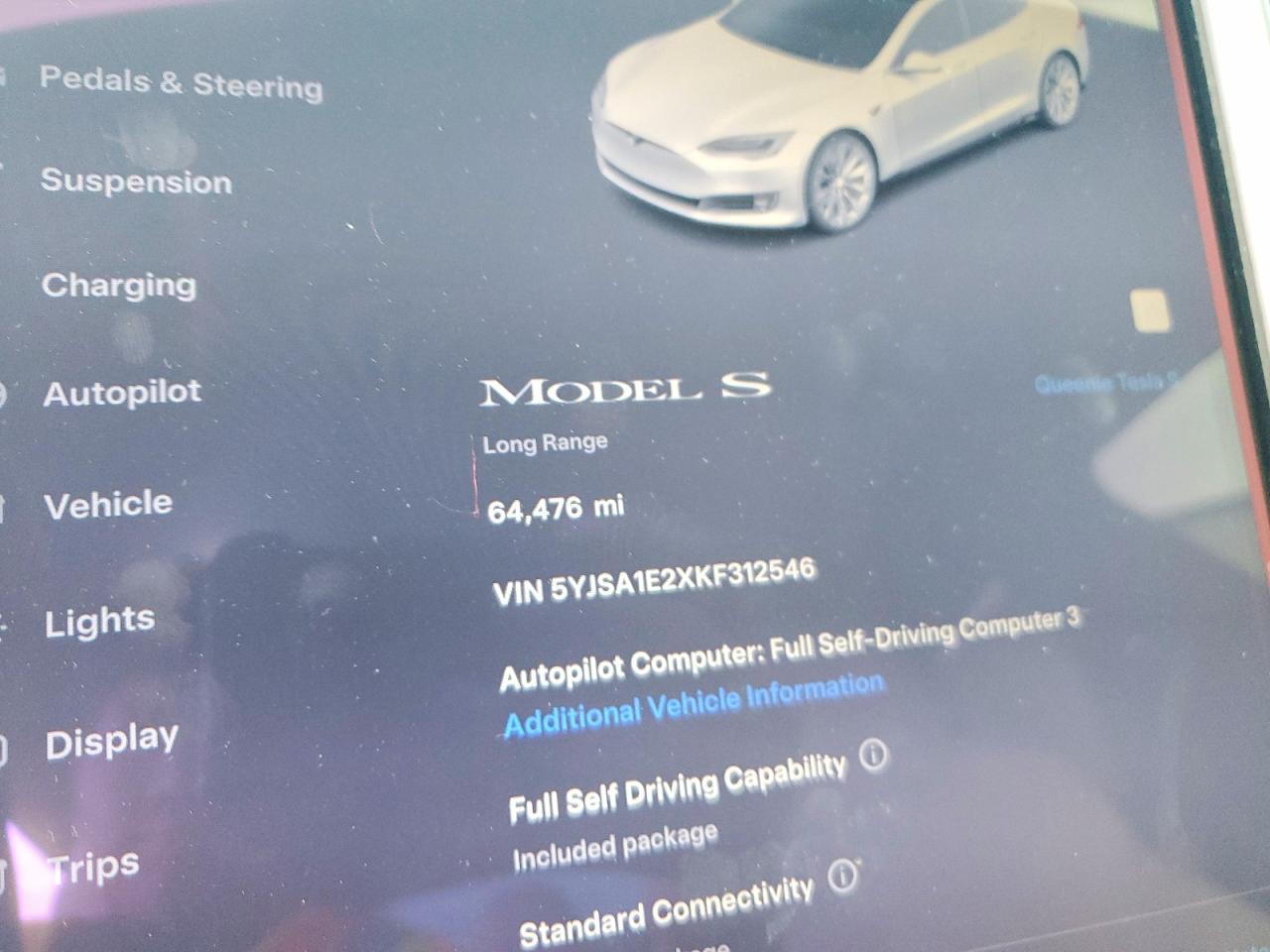 2019 TESLA MODEL S