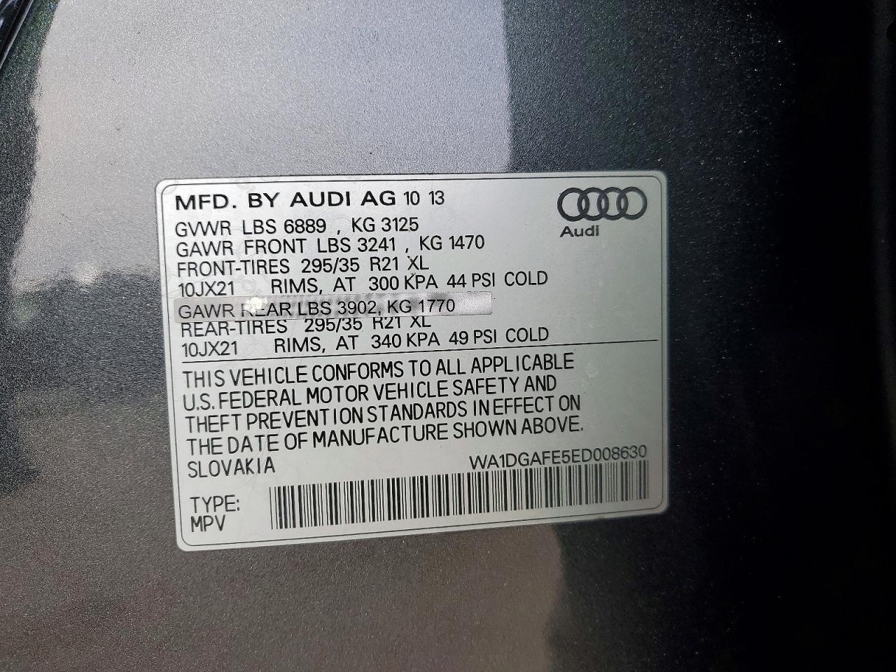 2014 AUDI Q7
