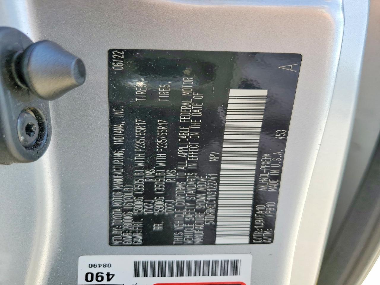 2022 TOYOTA SIENNA