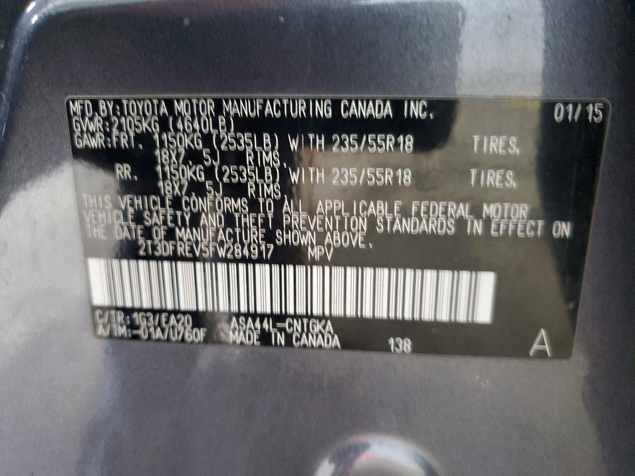 2015 TOYOTA RAV4