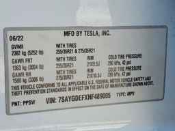 2022 TESLA MODEL Y