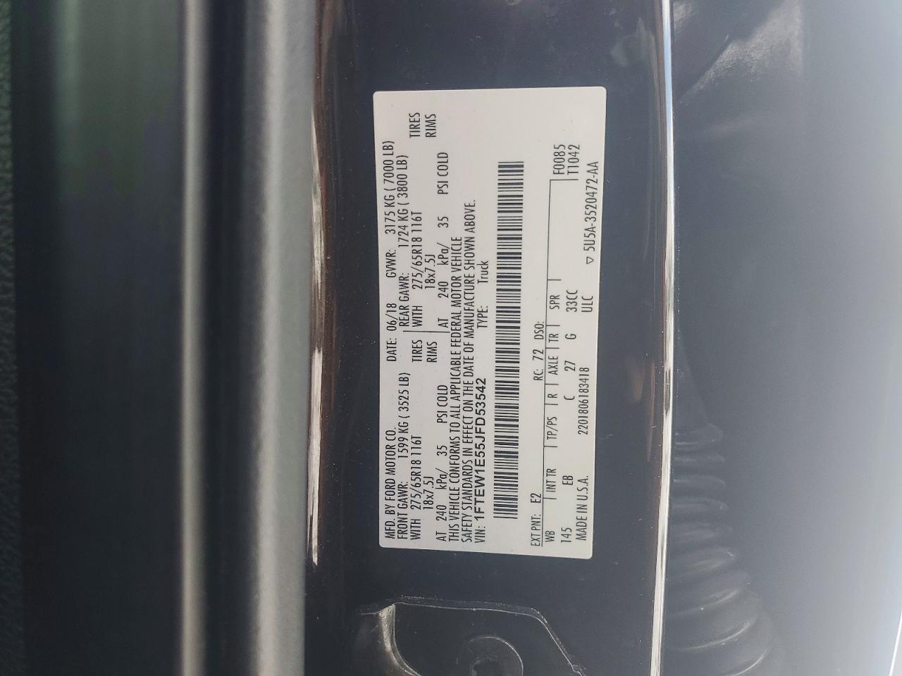 2018 FORD F-150 Lightning