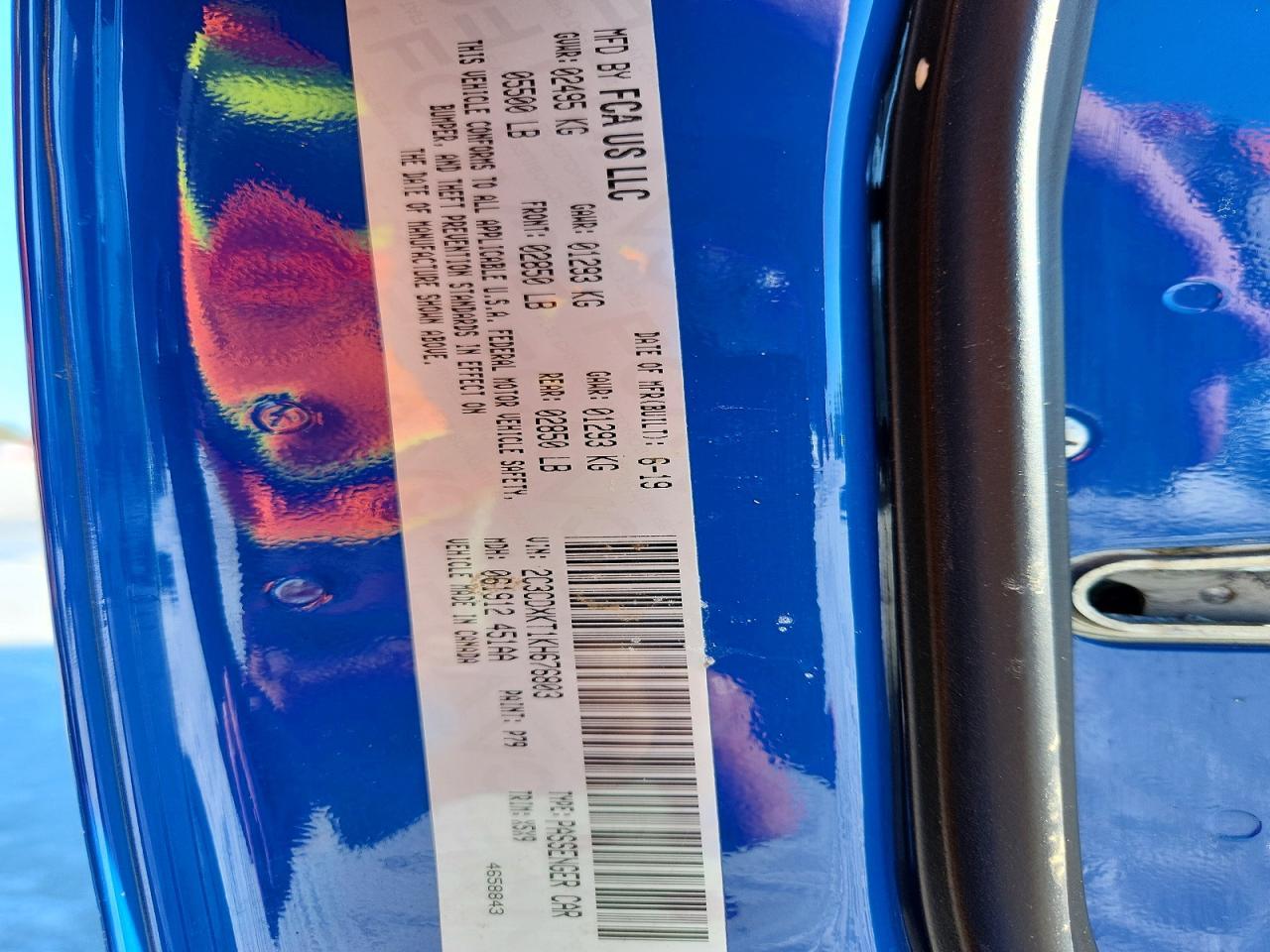 2019 DODGE CHARGER