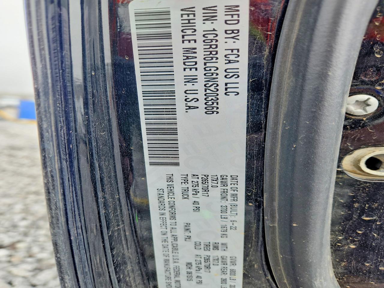 2022 RAM 1500
