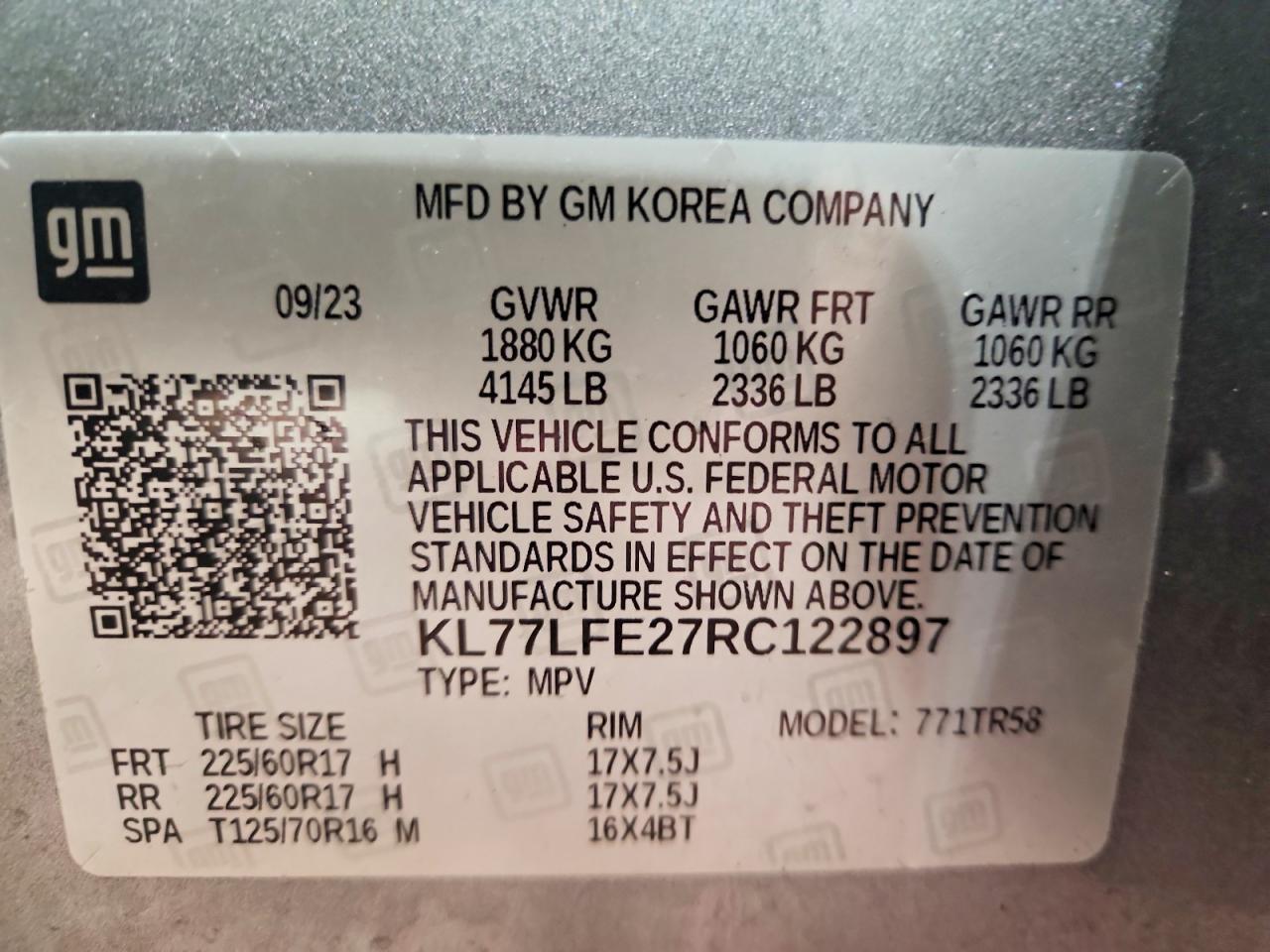 2024 CHEVROLET TRAX