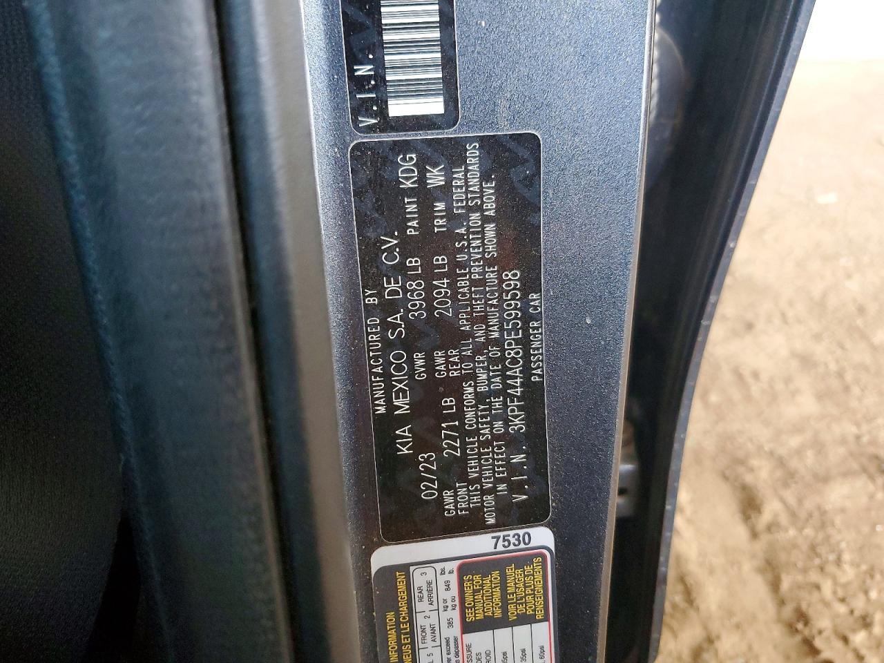 2023 KIA FORTE