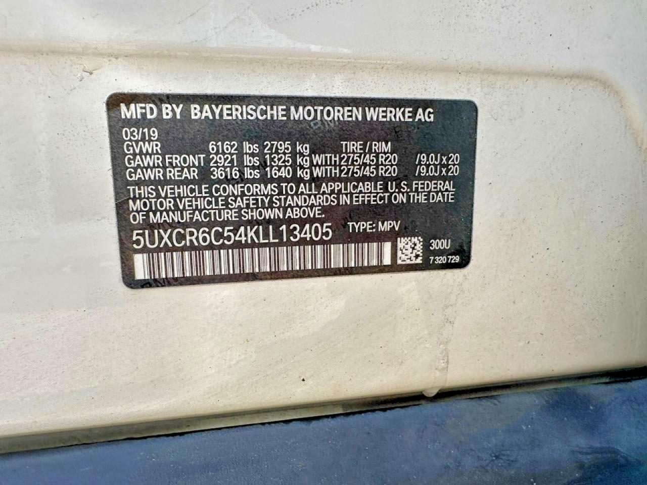 2019 BMW X5