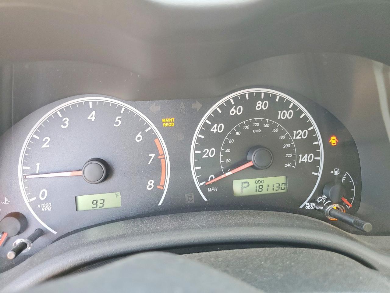 2013 TOYOTA COROLLA
