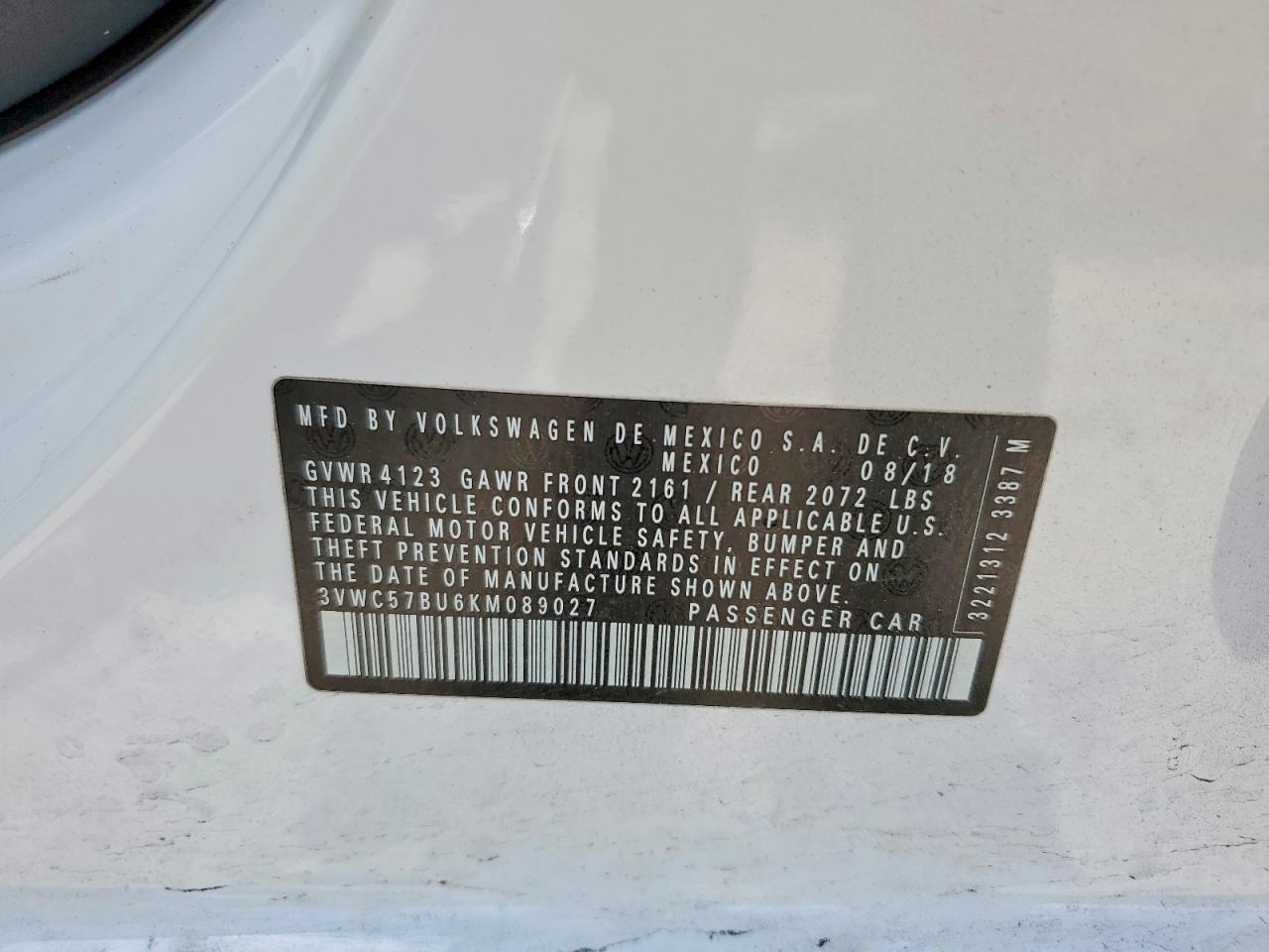 2019 VOLKSWAGEN JETTA
