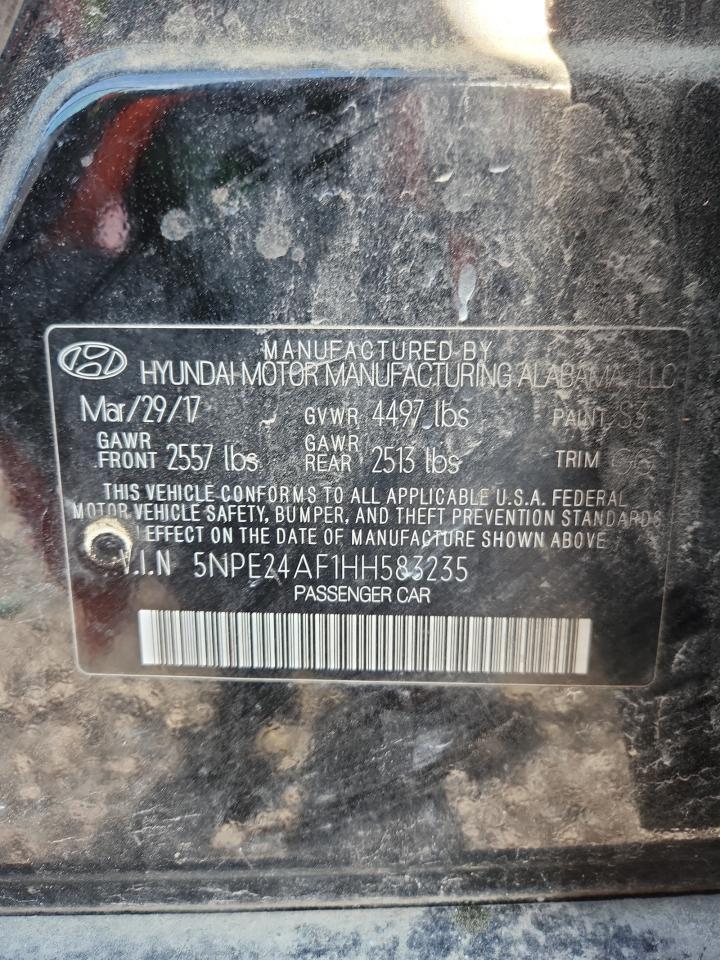 2017 HYUNDAI SONATA