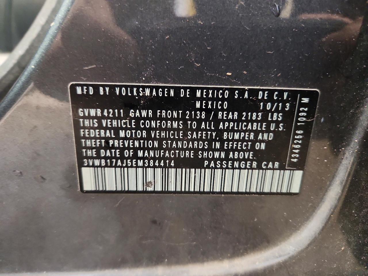 2014 VOLKSWAGEN JETTA