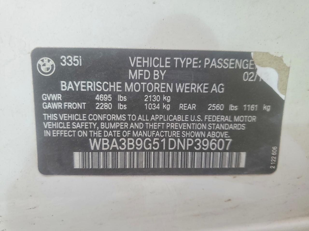 2013 BMW 3 SERIES