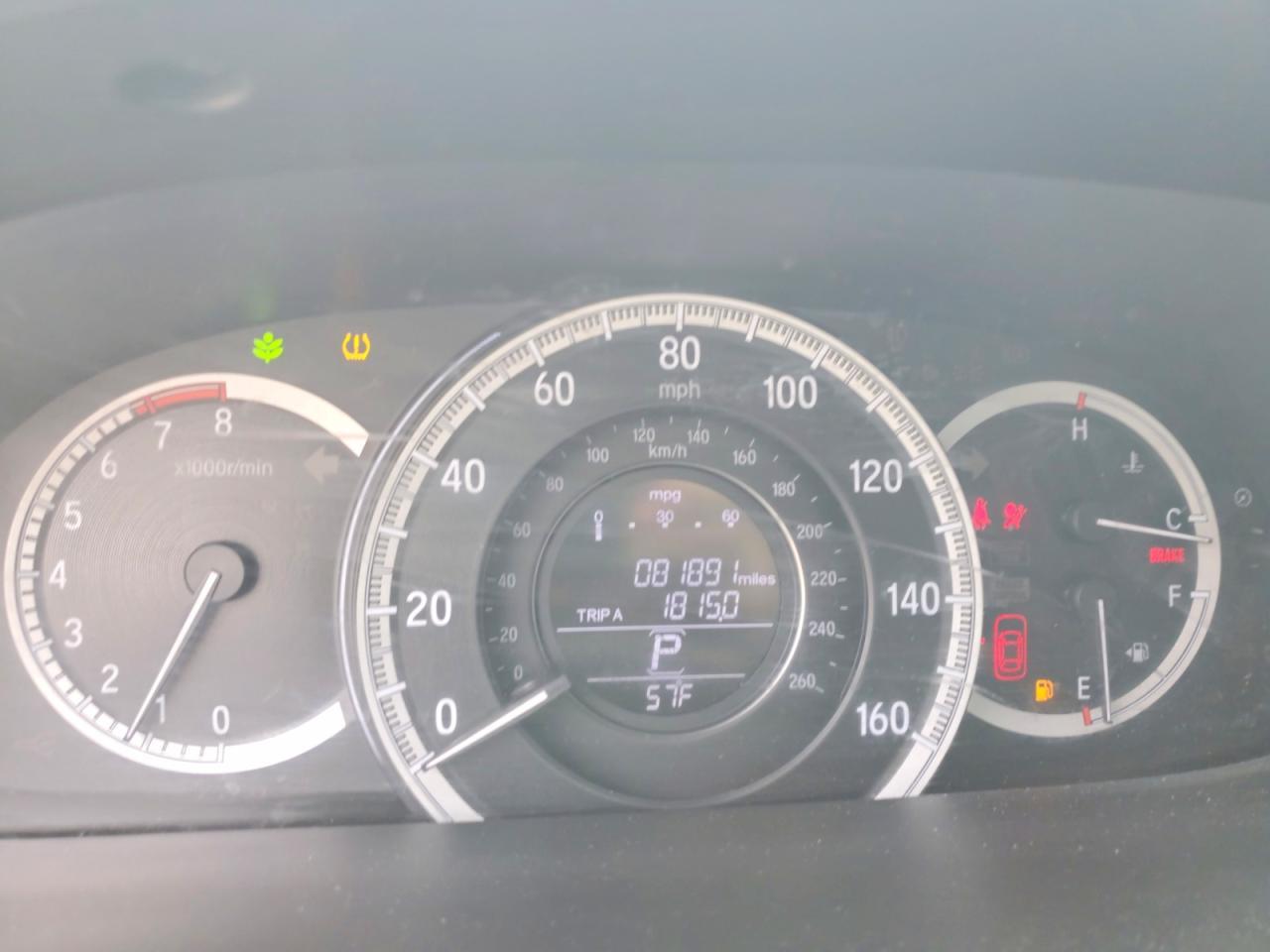 2016 HONDA ACCORD