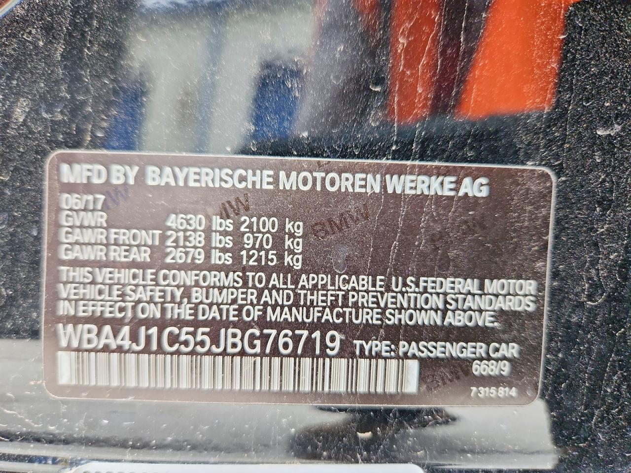 2018 BMW 4 Series