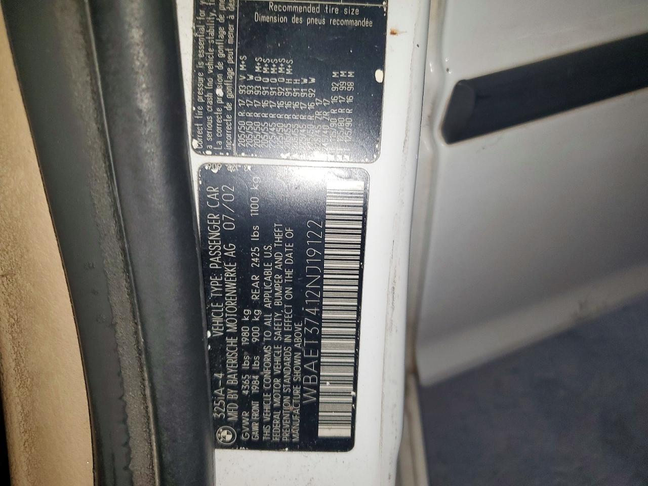 2002 BMW 3 SERIES