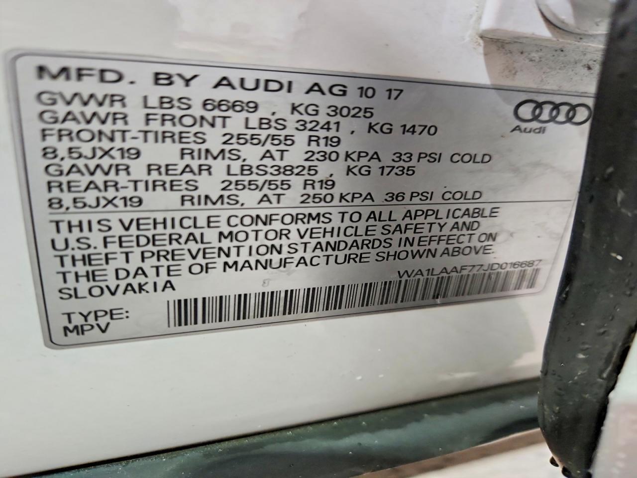 2018 AUDI Q7