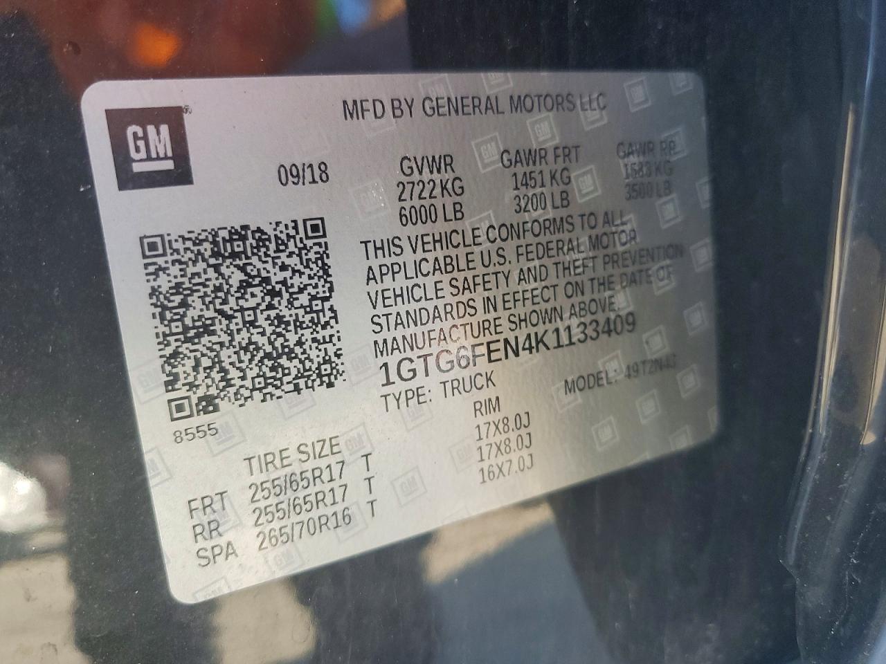 2019 GMC CANYON