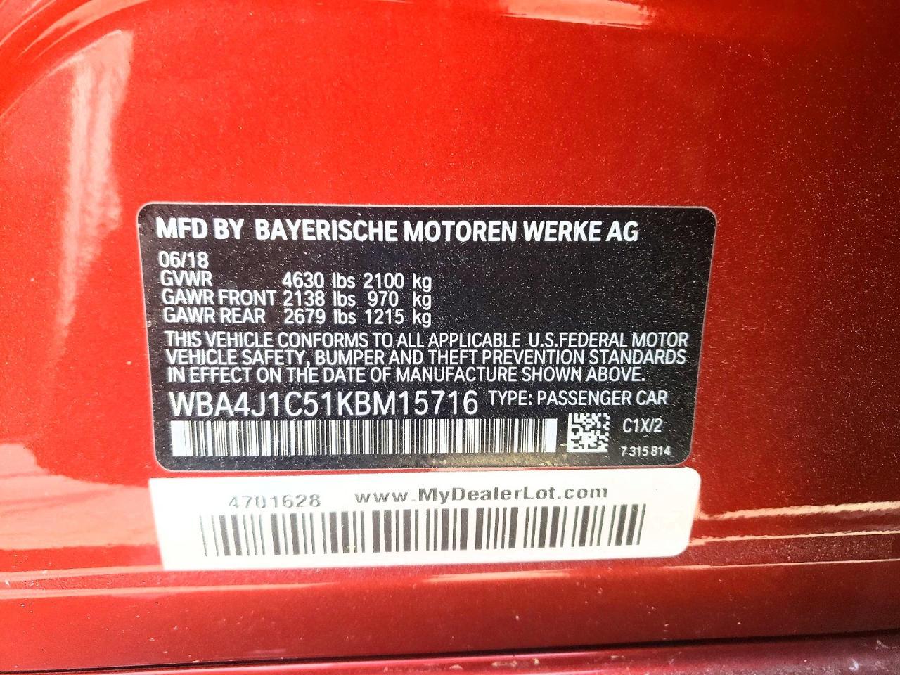 2019 BMW 4 Series