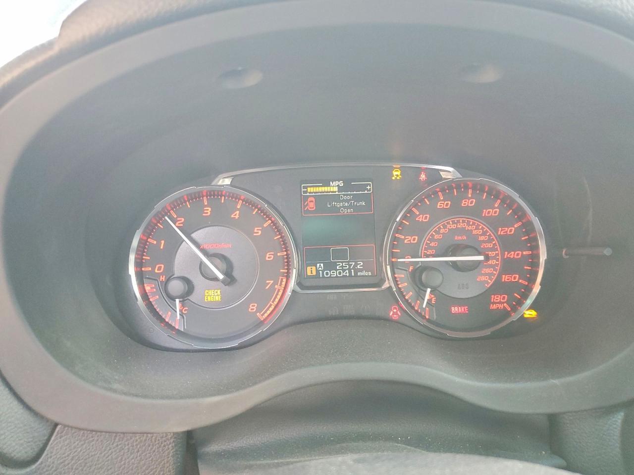 2015 SUBARU WRX